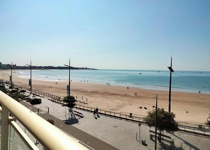 Face Au Coeur Des Sables D'olonne - Balcon Sud, Equipe, 2 Pers. - Fr-1-331-218 公寓 莱萨布勒-多洛讷